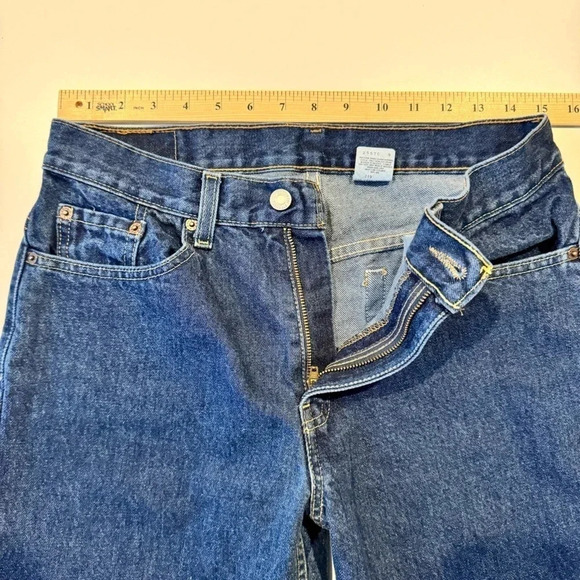 Levi’s Vintage 505 Lower Rise Straight Leg Blank Red Tab Jeans Women’s s… - Picture 12 of 16